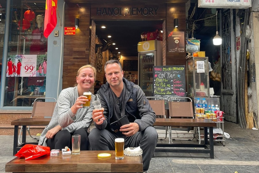 A cozy Hanoi corner where craft beer is brewed with passion and best enjoyed on a sidewalk stool – just like the local way